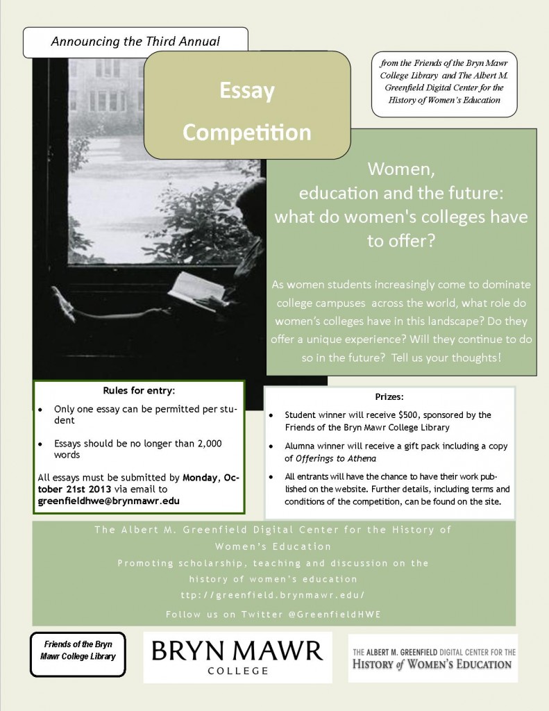 Essay Competition Poster 2013