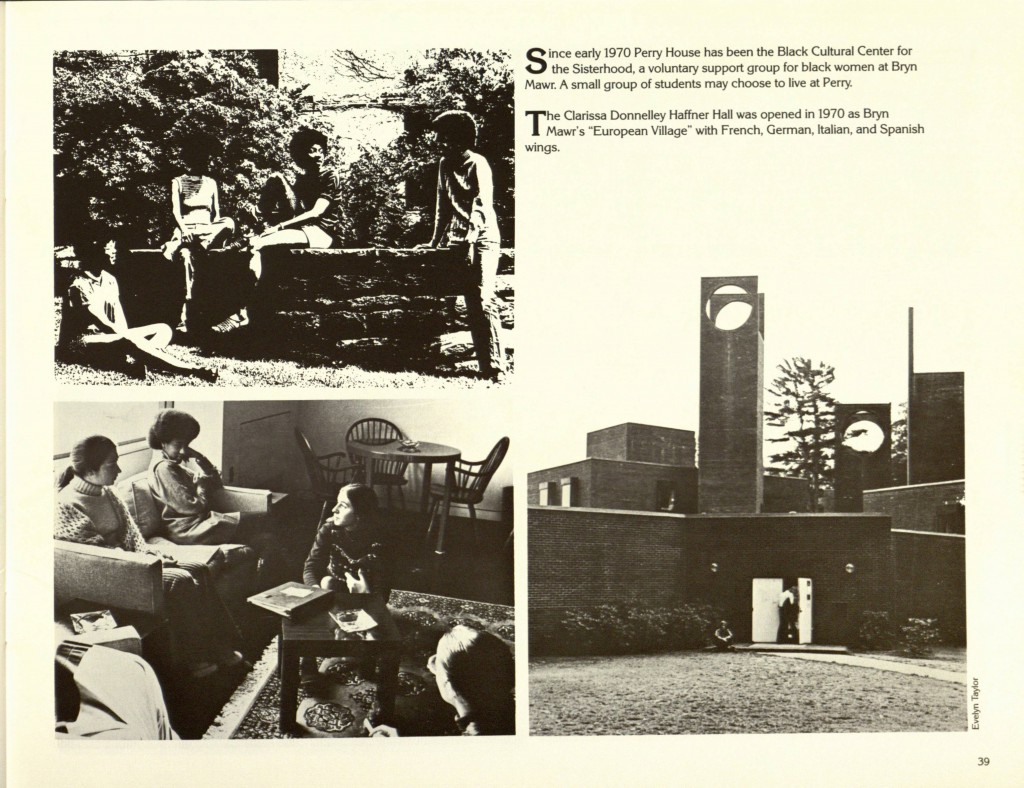 Bryn Mawr College brochure, 1985. See the complete document here.