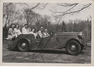 Students Take a Drive, ca. 1940s, Mount Holyoke Archives and Special Collections via collegewomen.org.